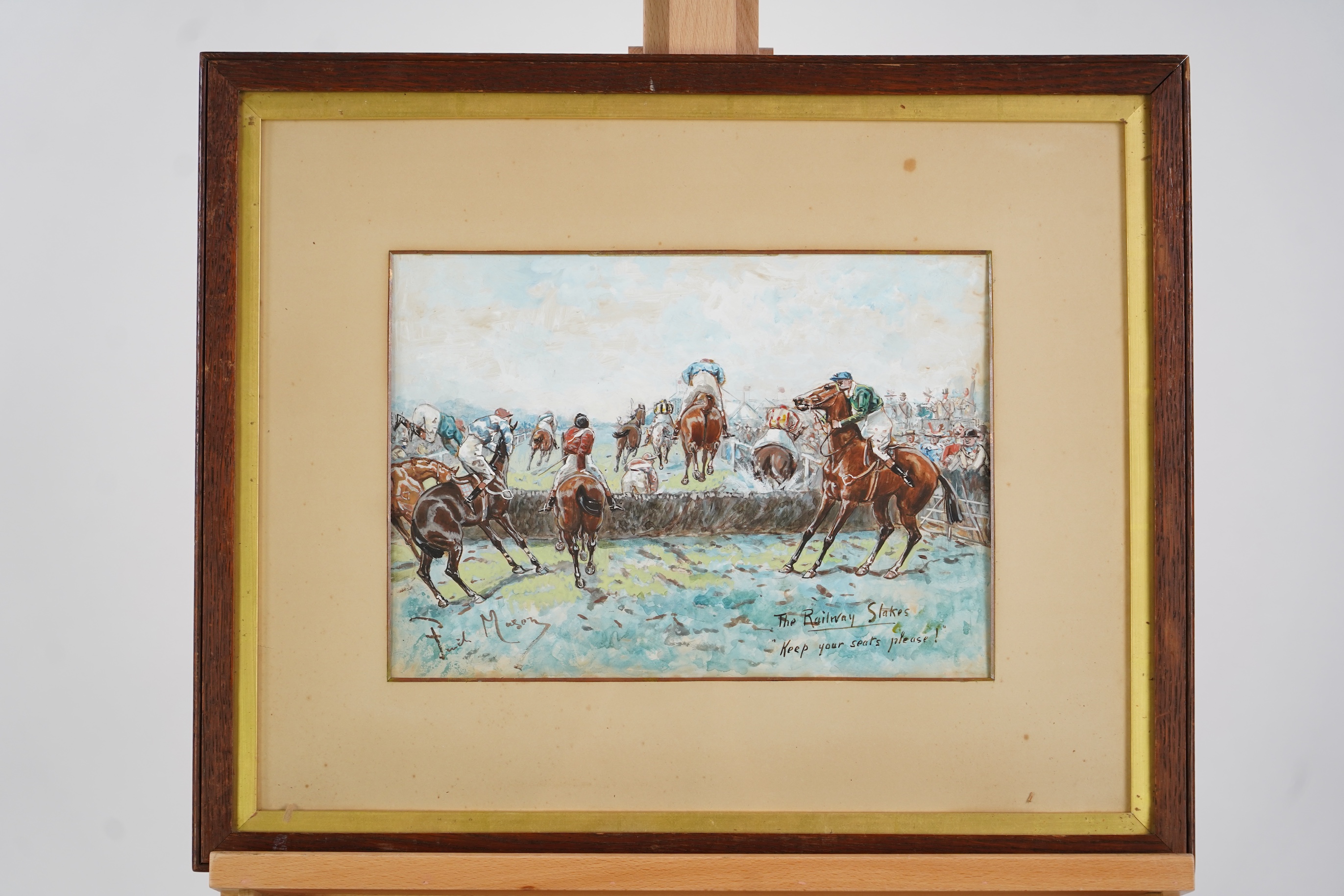George Finch Mason (1850-1915), 'The Railway Stakes'